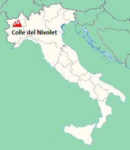 Overzichtskaart Colle del Nivolet