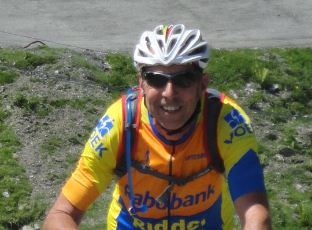 Bert op de fiets